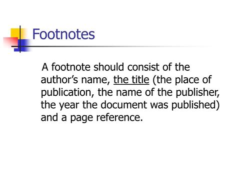 footnite|what is footnote used for.